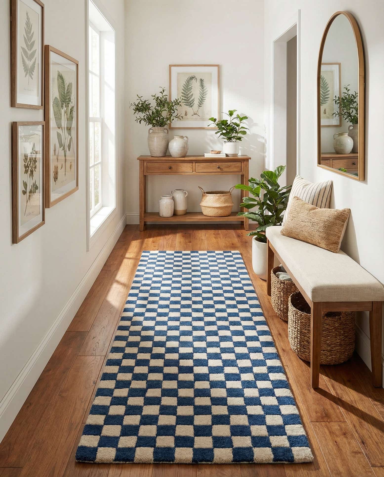 2' x 6' 1 Hand Tufted Wool Runner Rug