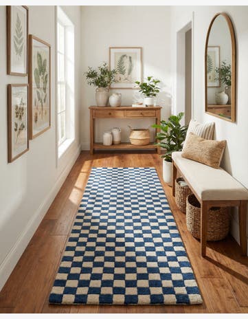 2' x 6' 1 Hand Tufted Wool Runner Rug