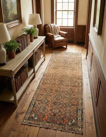 3' 6 x 10' Hamedan Runner Rug