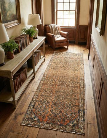 3' 6 x 10' Hamedan Runner Rug