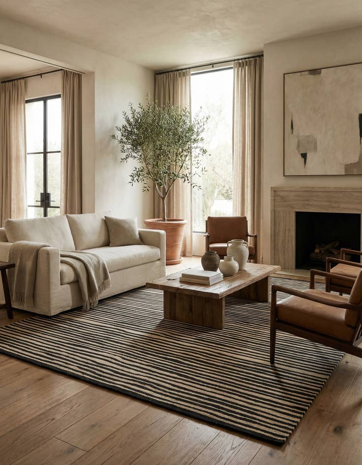 Detail image of 7' 9 x 11' 7 Juma Wool Rug