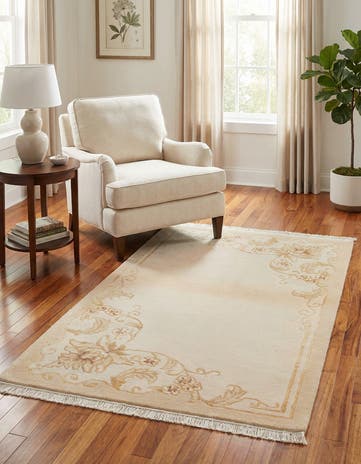 2' 7 x 4' 6 Hand Knotted Darya Wool Rug