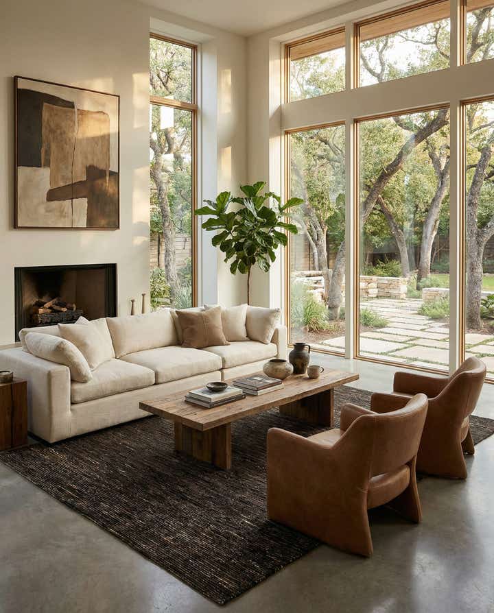 5' 8 x 8' Juma Wool Rug