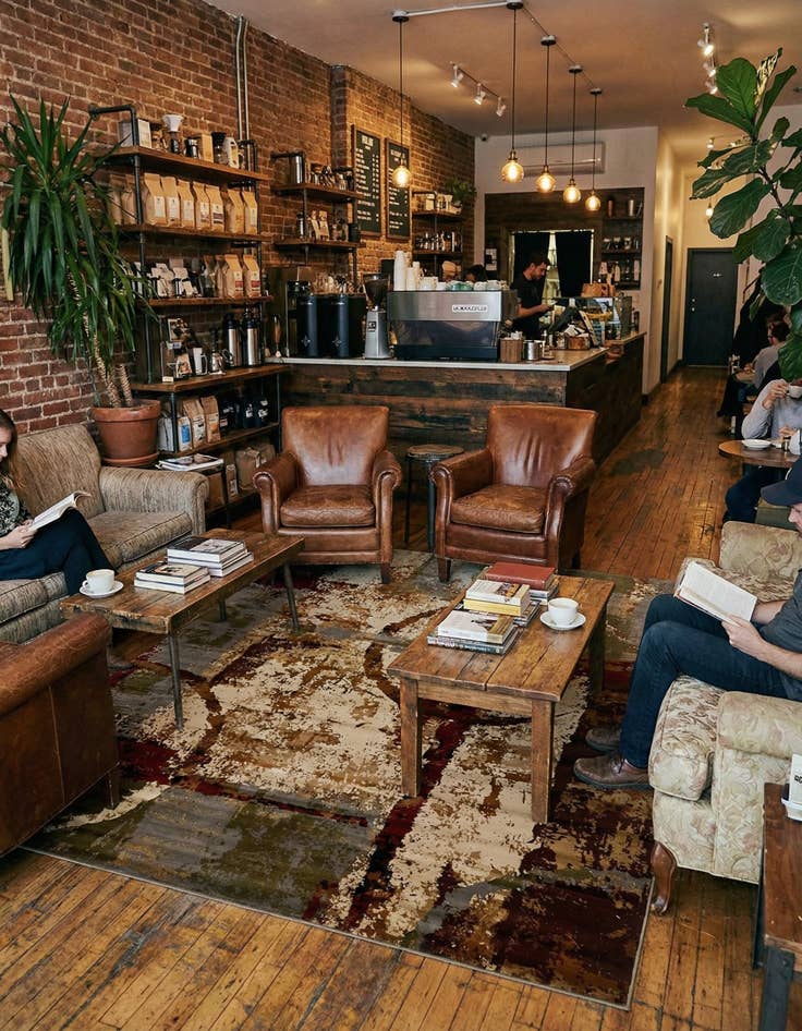 Detail image of 9' x 12' Coffee Shop Rug