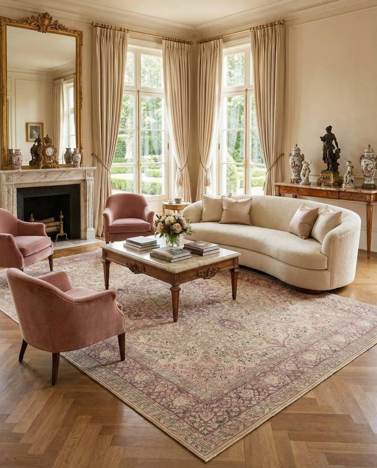 Detail image of 8' 4 x 12' 1 Hand Knotted Ultra Vintage Persian Wool Rug