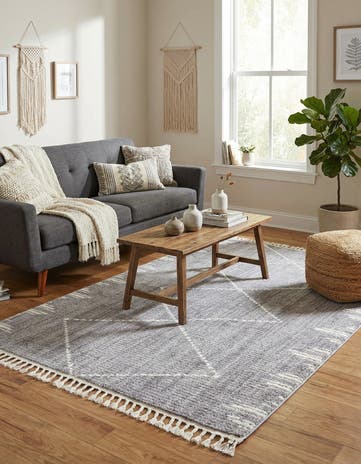 Gray Morocco Rug