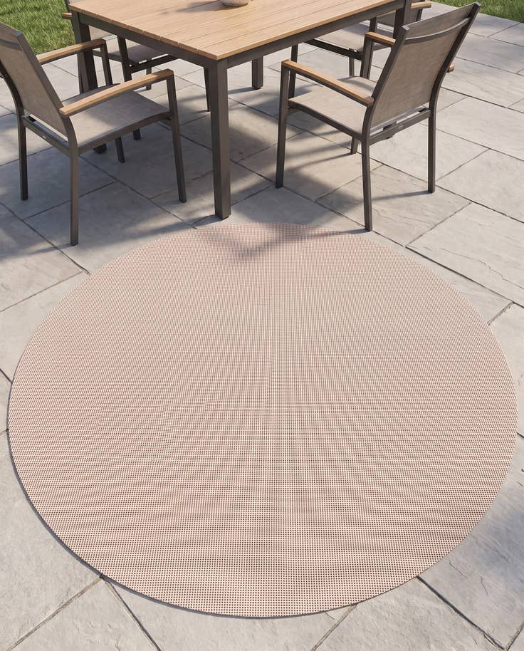 Detail image of 7' x 7' Round Outdoor Rug Pad