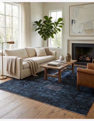 8' 9 x 12' 1 Hand Knotted Ultra Vintage Persian Wool Rug