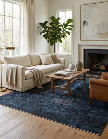 8' 9 x 12' 1 Hand Knotted Ultra Vintage Persian Wool Rug