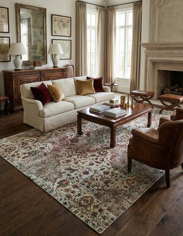 6' 2 x 9' 5 Vintage Royal Wool Rug