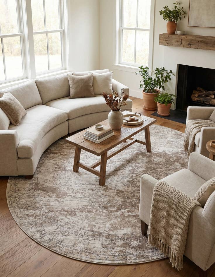 Detail image of 13' x 13' Oregon Round Rug