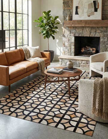 5' x 7' 9 Cowhide Rug