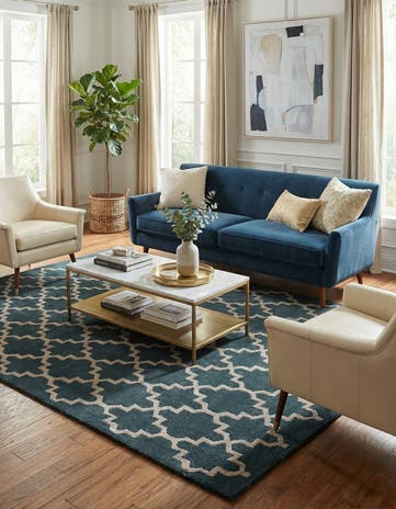 5' x 8' Luna Wool Rug