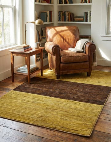 3' 2 x 4' 9 Hand Knotted Modern Ziegler Oriental Rug