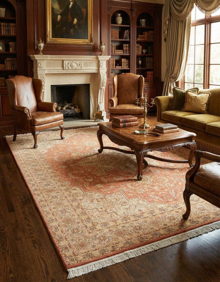 Detail image of 6' 8 x 10' 1 Tabriz Rug