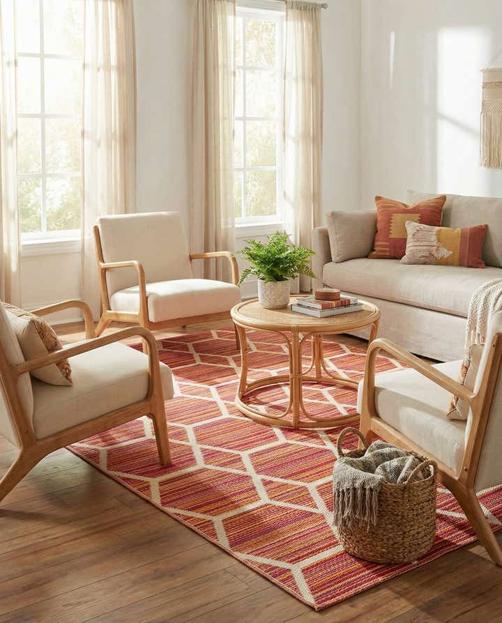 5' x 8' Easy-Clean Vista Breeze Indoor / Outdoor Rug