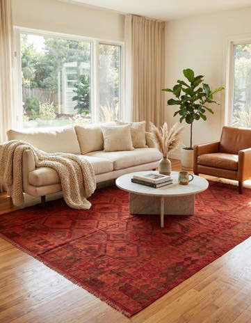 5' x 8' 3 Hand Woven Kilim Modern Wool Rug