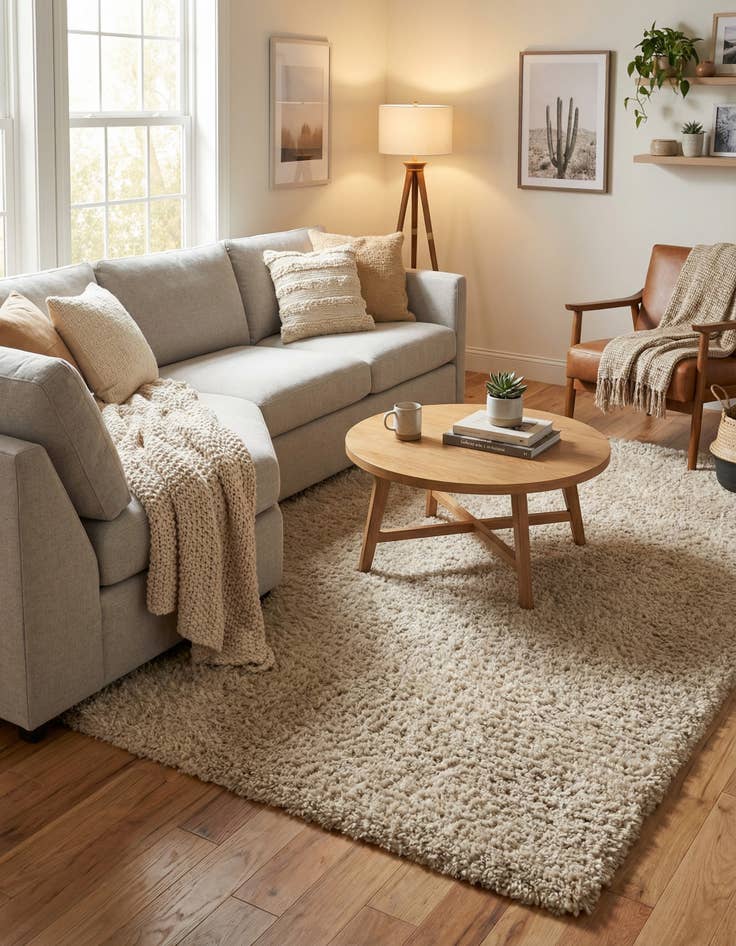 Detail image of  7' x 10' Zermatt Shag Rug