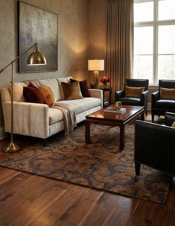 5' x 7' 8 Hand Knotted Darya Rug