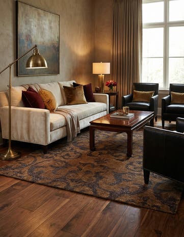 5' x 7' 8 Hand Knotted Darya Rug