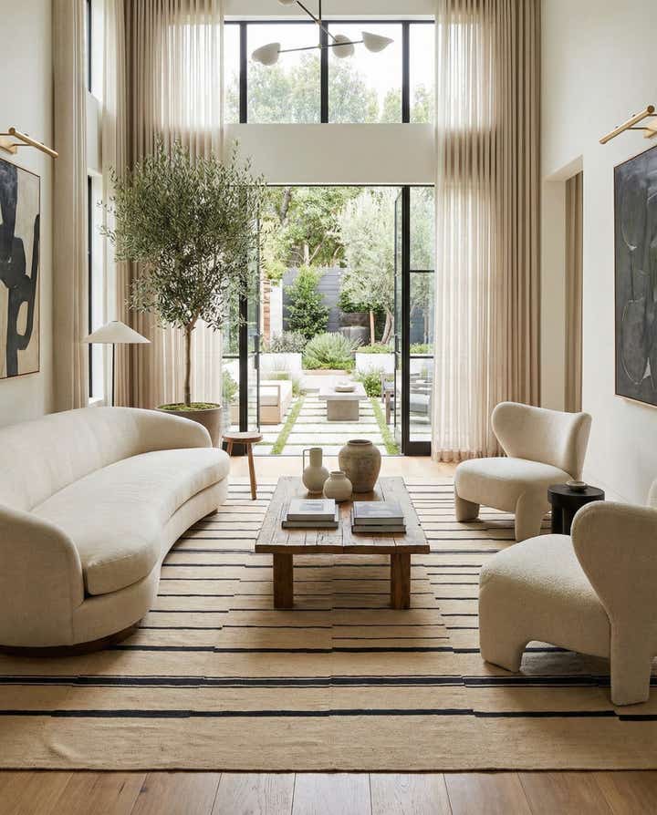 9' 9 x 13' Hand Woven Kilim Modern Wool Rug