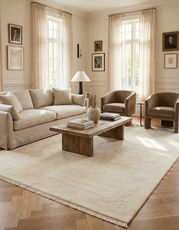 8' 1 x 11' 3 Hand Knotted Darya Wool Rug