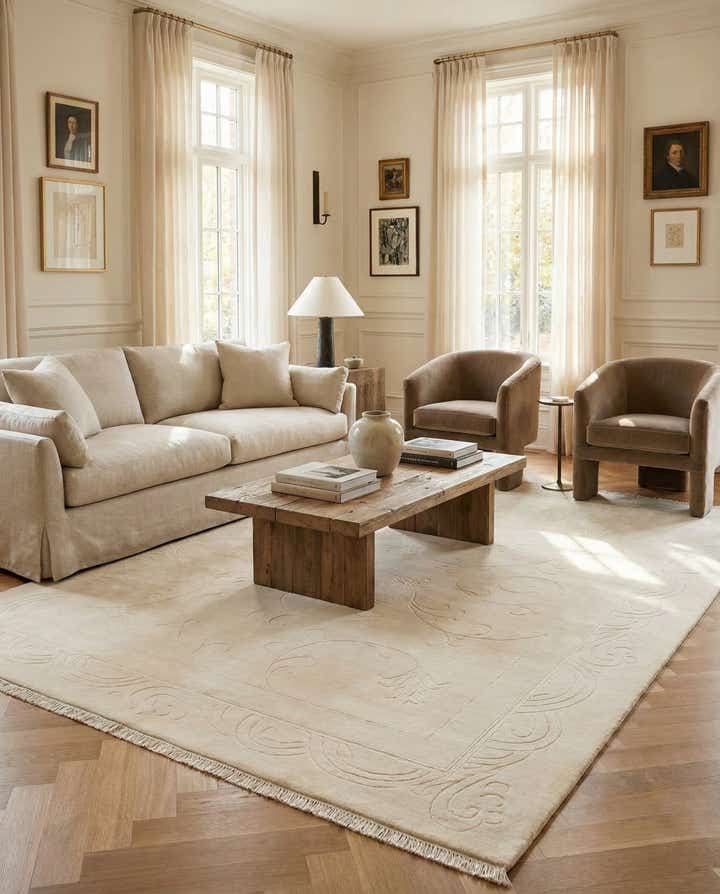 8' 1 x 11' 3 Hand Knotted Darya Wool Rug