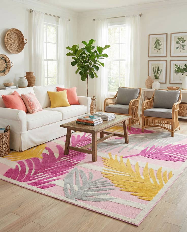 Detail image of 9' x 12' Easy-Clean Aruba Indoor / Outdoor Rug