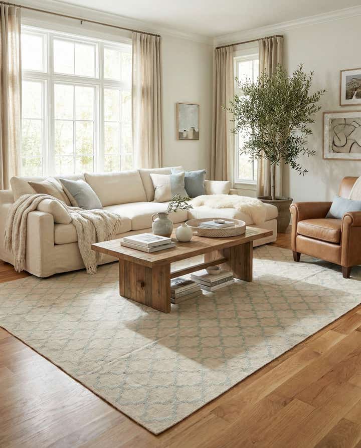 8' 10 x 9' 5 Hand Woven Kilim Modern Wool Square Rug