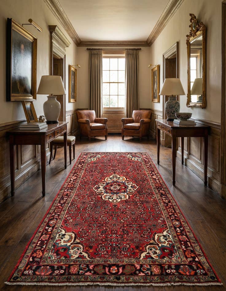 Detail image of 5' 9 x 11' Darjazin Wool Runner Rug