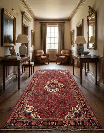 5' 9 x 11' Darjazin Wool Runner Rug