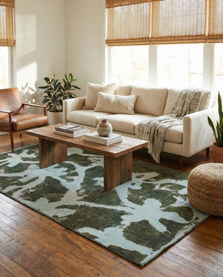 Detail image of 5' x 9' 4 Hand Knotted Ultra Vintage Persian Wool Rug