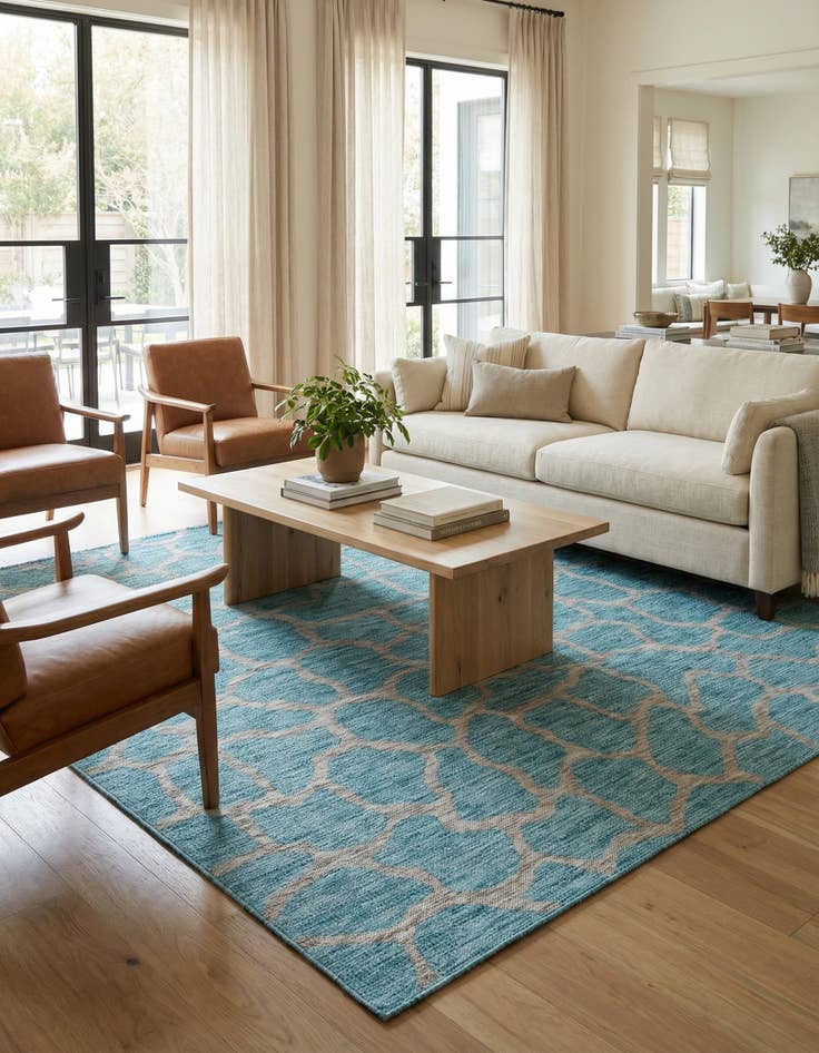 Detail image of 6' x 9' Easy-Clean Safari Indoor / Outdoor Rug