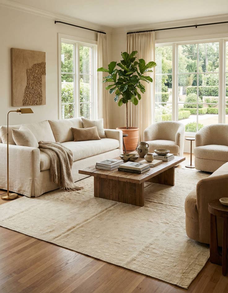 Detail image of  9' 1 x 12' 5  Hand Knotted Darya Wool Rug