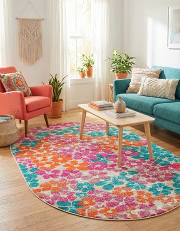 Azalea Oval Rug