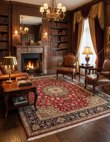 6' 9 x 8' 6 Tabriz Rug