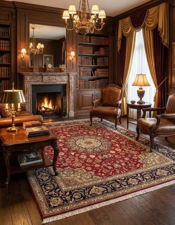 6' 9 x 8' 6 Tabriz Rug