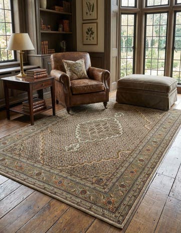 4' 9 x 6' 9 Tabriz Mahi Rug