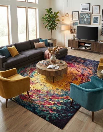 Washable Hyacinth Rug