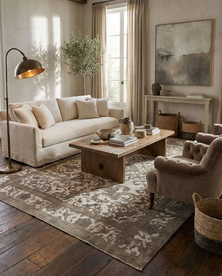 9' 4 x 12' 3 Hand Knotted Ultra Vintage Persian Wool Rug