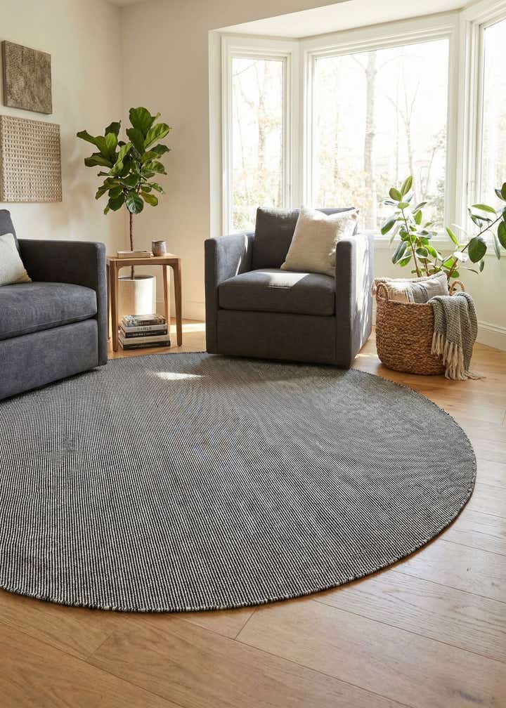 10' x 10' Easy-Clean Jill Zarin Palm Springs Indoor / Outdoor Round Rug