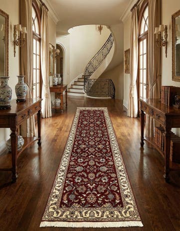 2' 6 x 10' 5 Tabriz Wool Runner Rug