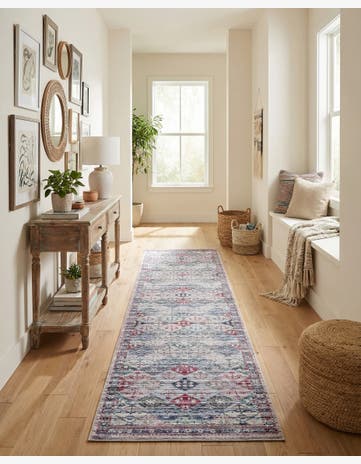 2' 7 x 13' Washable Mangata Runner Rug