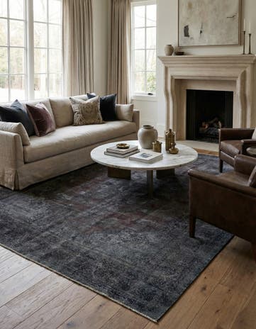 9' 9 x 12' 10 Hand Knotted Ultra Vintage Persian Wool Rug