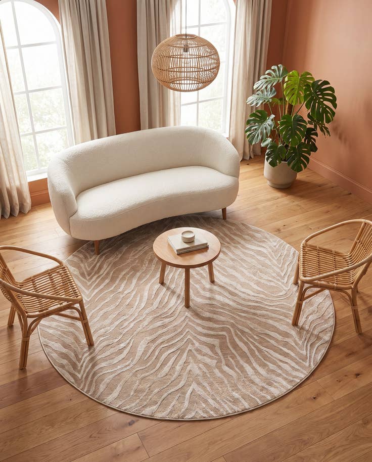 Detail image of 6' x 6' Finsbury Round Rug