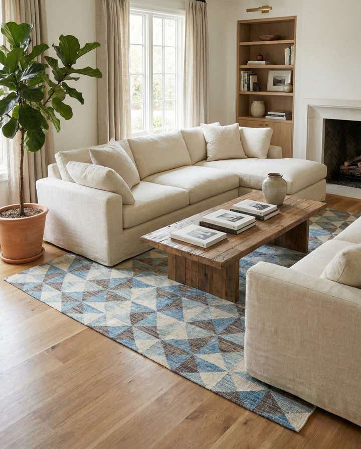 8' 9 x 11' 10 Hand Knotted Moroccan Wool Rug