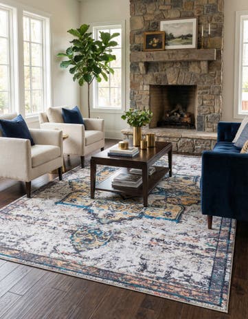 10' 6 x 13' Washable Francesca Rug