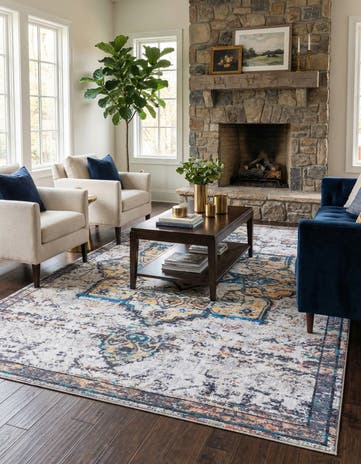 10' 6 x 13' Washable Francesca Rug