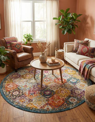 7' 10 x 7' 10 Madeline Round Rug