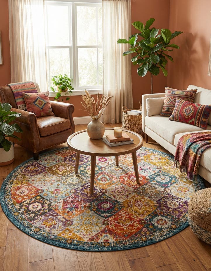 7' 10 x 7' 10 Madeline Round Rug